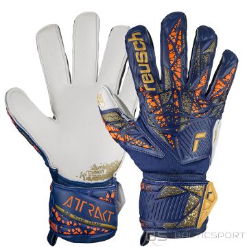 Rękawice Reusch Attrakt Grip 54 70 815 4410 / granatowy / 10