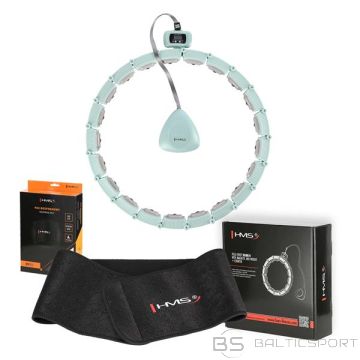 Массажный обруч хулахуп /НАБОР HULA HOOP MAGNETIC GREEN HHM14 С ГРУЗОМ + СЧЕТЧИК + ПОЯСНАЯ ПОДДЕРЖКА BR163 ЧЕРНЫЙ