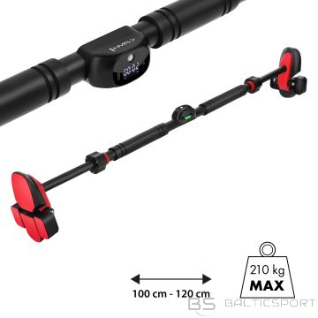 HMS DD501 durvju ailes pievilkšanās stienis ar četrkāršu atbalstu un pretplatformu