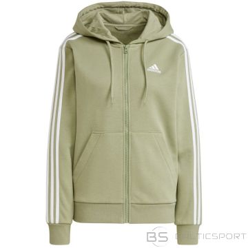 Adidas Essentials 3 svītru flīsa džemperis ar pilnu rāvējslēdzēju W JP2352 (2XL)