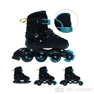 Spokey Quattro 4IN1 inline skates SPK-943433 size 34-37 BK/DBL (34-37)