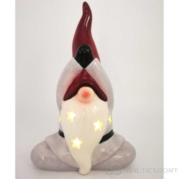 Saska Garden SANTA YOGA LED FIGURINE 13.5x8.5x20.5CM