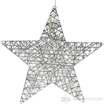 Edelman Luca dekoratīva zvaigzne 40 LED sudraba 50 cm
