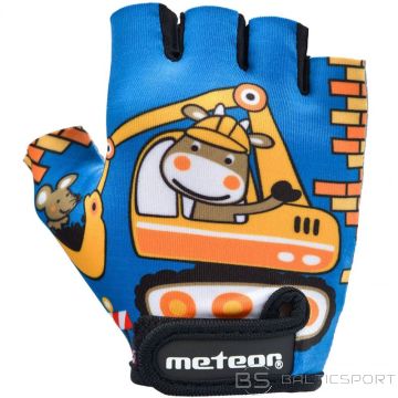 Meteor Riteņbraukšanas cimdi Teddy Builder Junior 26184-26185-26186 (S)