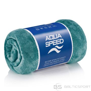 Aqua-speed Ręcznik Microfibre DRY SOFT / zielony / 100x50 cm
