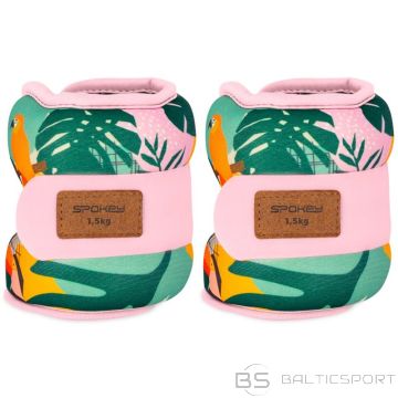 Spokey MĀJAS DŽUNGĻU potīšu un plaukstas locītavu atsvari 2x 1,5 kg (1,5 kg)
