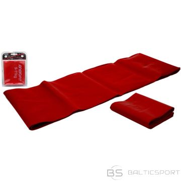 Enero Fit TRENIŅA LENTA IZTURĪBAS GUMIJA VINGRINĀJUMIEM 200x15CM 0.30MM 9-11KG RED