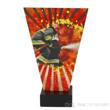 Tryumf Trofeum szklane strażactwo / 20,5 cm