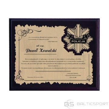 BS Plastmasas diploms ar lamināta gravējumu (nav pieejams)