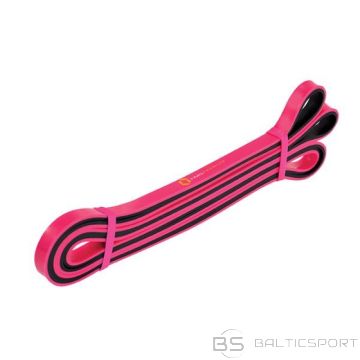 HMS Vingrošanas gumija PINK-BLACK GU06 13x5x2250 mm (N/A)