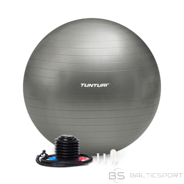 Vingrošanas bumba TUNTURI Gymball 90cm, Anti-Burst, Sudrabs