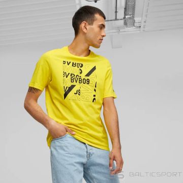 Koszulka Puma Borussia Dortmund FtbCore Graphic Tee 771857-01 / M / czarny