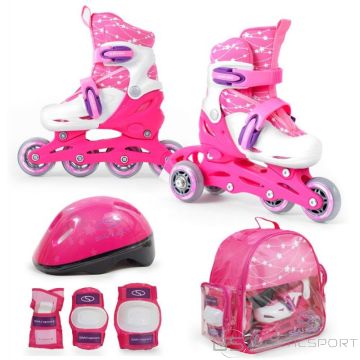 SMJ Sport Combo Pink LED set: 2in1 roller skates HS-TNK-000009549 (26-29)