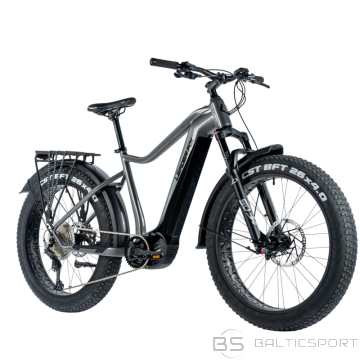 Leaderfox Elektriskais fatbike LEADER FOX Brasa 26'': pelēks (M)