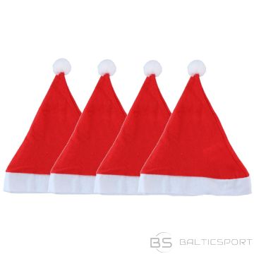 Christmas Gifts ZIEMASSVĒTKU vecīša CEPURE - 4 KOMPLEKTS