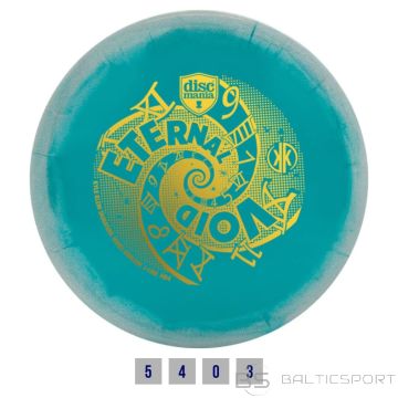 Discgolf disc DISCMANIA Midrange Driver S-LINE MD4 ETERNAL VOID Teal/Silver 5/4/0/3