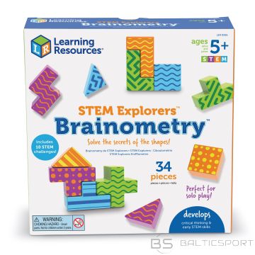 BS Krāsainā formu puzzle Brainometry™