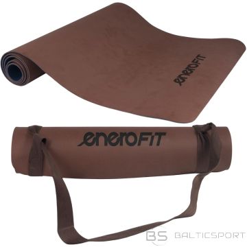 Enero Fit YOGA AND FITNESS MAT TPE ANTI-SLIP BROWN