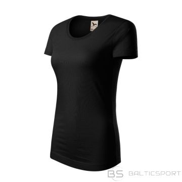 Malfini Origin (GOTS) T-krekls W MLI-17201 melns (XS)