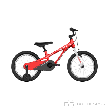 Ultraviegls bērnu velosipēds TABOU Rocket Lite MG, 16'' sarkanbalts