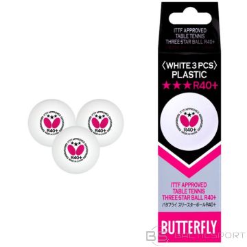 Butterfly Мячи для настольного тенниса R40+ *** 3 шт. S924903 (тенис столовый)