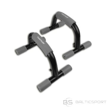 TUNTURI Push Up Bars, black-grey