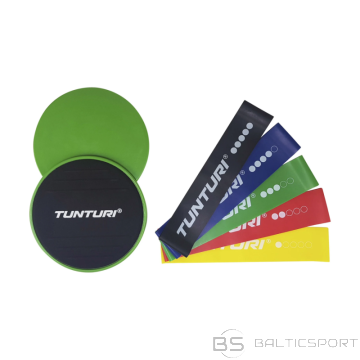 Vingrošanas komplekts TUNTURI Resistance & Core Sliders Set