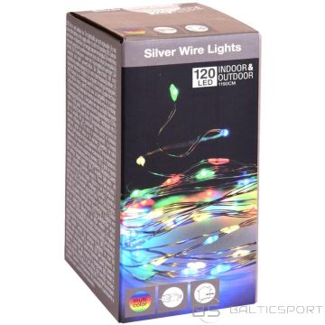 Christmas Decoration WIRE LAMPS GARLAND 120 LED MULTICOLOR