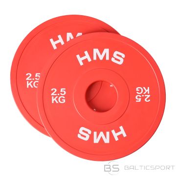 CBRS25 Olimpiskā bampera šķīvji 2 x 2,5 kg HMS