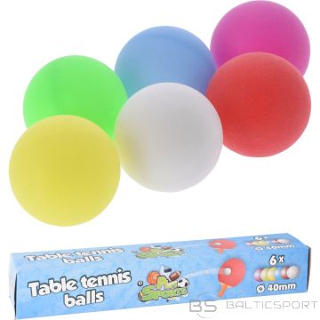 Xqmax COLORFUL TABLE TENNIS BALLS 6 PCS