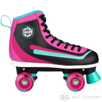 Bērnu Skrituļslidas / Skates Retro Nijdam 52RF 36 Black/Emerald/Magenta