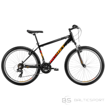 Velosipēds ROMET Rambler R6.0, 26'' melns-oranžs-sarkans (M)