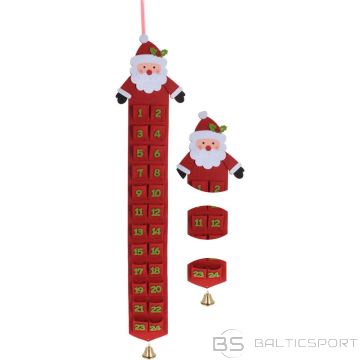 Home & Styling Collection FELT ADVENT CALENDAR RED SANTA CLAUS