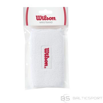 WILSON DBL WRISTBANDS WH