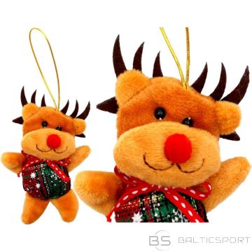 BS ZIEMASSVĒTKU ZIEMEĻBRIEŽU BUMBU KULONS 22CM (NAV PIEEJAMS)