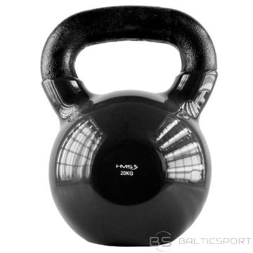 Svaru bumba čuguna /HMS KNV 20 KG ČUGUNA KETTLEBELL (melns)
