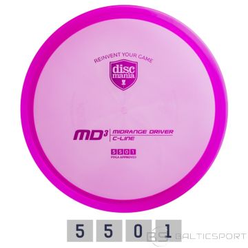 Discgolf DISCMANIA Midrange Driver C-LINE MD3 Purple 5/6/0/0