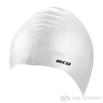 BECO Silicone swimming cap 7390 1 white