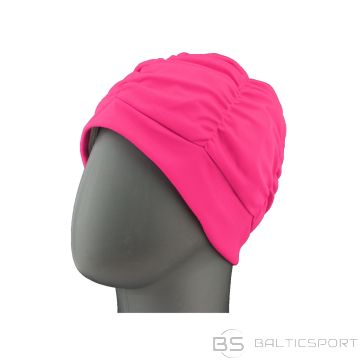 Fashy Ladies fabric swimcap with plastic lining and soft headband 3403 43 pink