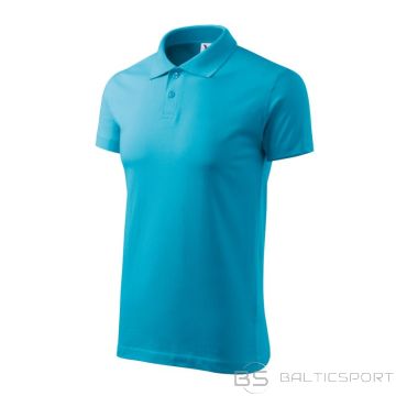 Malfini Single J. M MLI-20244 turquoise polo shirt (L)