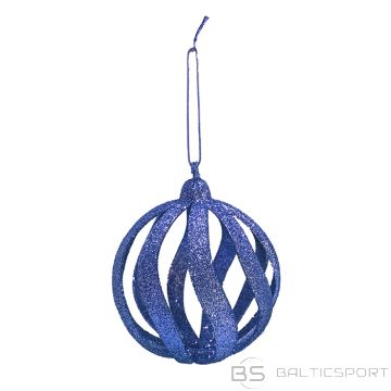 Egļu rotājums 3D, 8cm, zils, 2 veidi