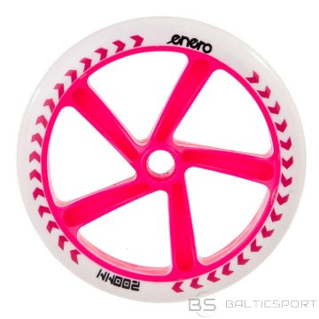 ENERO PU 200 mm skrituļa ritenis, balts