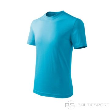 T-shirt Malfini Basic Free Jr MLI-F3844 turquoise (146 cm/10 lat)
