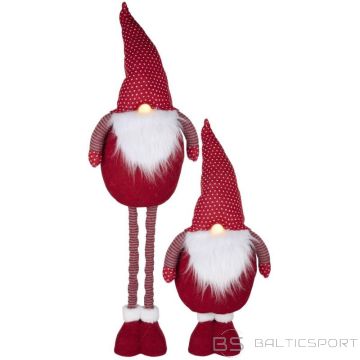 Articasa Ziemassvētku vecītis uz teleskopiskām kājām 30x18x100cm sarkans (nav pieejams)