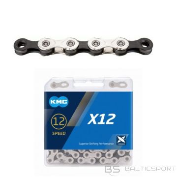 KMC Ķēde X12 126 posmi Sudraba Melnā Kastīte (N/A)
