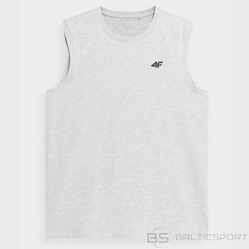 T-krekls 4FSS23TSLEM016 27M / pelēks / XXL