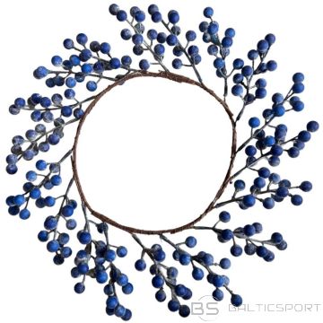 BS DEKORATIVS VAINAGS NO TUMŠI ZILĀM BRAUNEŅU OGĀM 30 CM (N/A)