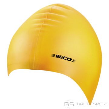 BECO Silicone swimming cap 7390 2 yellow