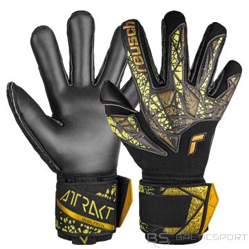 Rękawice Reusch Attrakt Duo Finger Support 54 70 050 7739 / czarny / 9,5