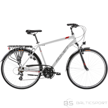 Velosipēds ROMET Wagant, pelēksarkans (L)